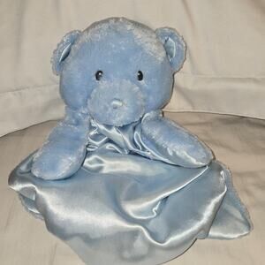 Baby Gund Blue Bear HuggyBuddy Security Blanket Lovey My First Teddy